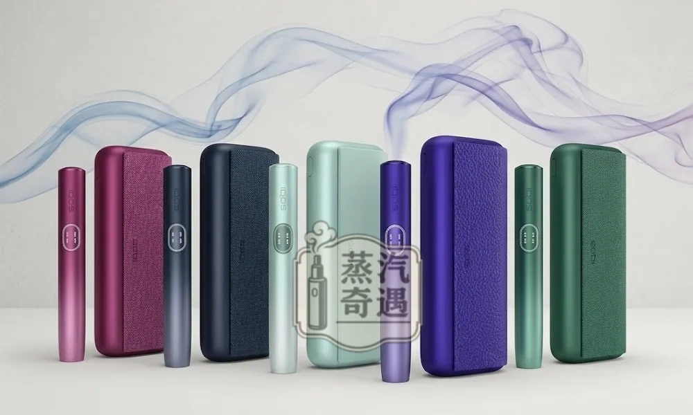 IQOS-ILUMA-I-PRIME-高階款電光紫微風藍午夜黑白楊綠石榴紅-展示
